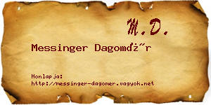 Messinger Dagomér névjegykártya